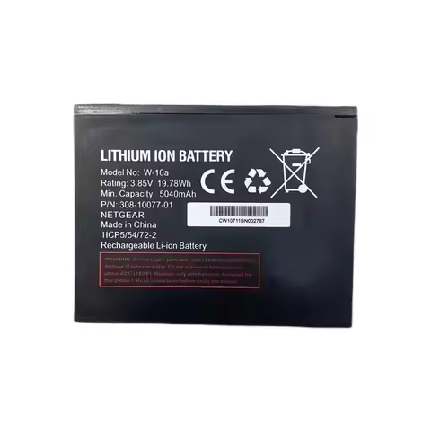 5040mAh/19.76Wh 3.8V W10a W-10a Replacement Battery For NETGEAR NightHawk M1 MR110 Battery