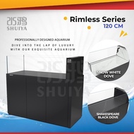 Bisa E-Faktur Shuiya Aquarium Set Rimless Warna Hitam- Fish Tank 120