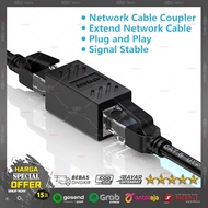LAN Internet Barrel Connector 1/1 RJ45 Splitter Lan Cable Connection Connector !!