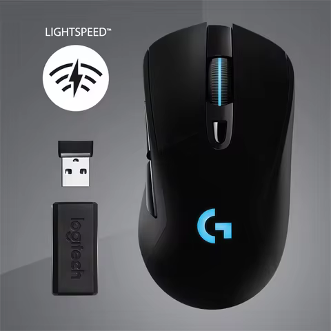 New Logitech G703 Lightspeed Wireless Gaming Mouse Hero 25K Sensor Lightsync RGB Lightweight 95G+10G