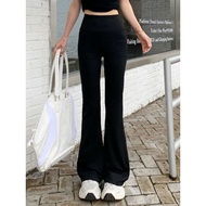 tracksuit tracksuit woman 3MER Oh oh Sanmei Black Slightly Yoga Casual Pants High Waist Slimmer Look