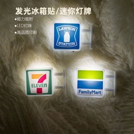 【shipment within 24 hours】 glow fridge magnet convenience store light sign 711 model magnetic home d
