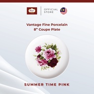 Vantage Fine Porcelain 8" Coupe Plate