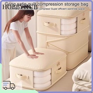 HOBBYHUB Compression Duvet Storage Bag, Self Compression Space Saving Clothes Quilt Storage Bag, Por