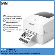 Deli DL-888D(NEW) Waybill Barcode Shipping Consignment USB Thermal Label Printer