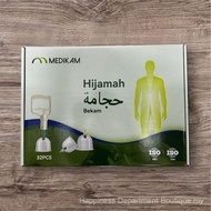 32pcs alat bekam full set cupping set bekam cup pakai buang bekam therapy massage cupping pump mesin
