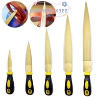 CHIHIRO1X3EE Woodworking File, Carbon Steel 4/6/8/10/12Inch Hand File, Durable Fine Teeth Double-sid