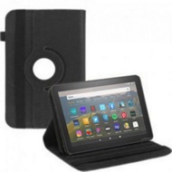 -LATEST- Rotate Rotary Flip Leather Case Casing Cover Amazon Tab Android Kindle Fire 8 Inch HD HD8, 