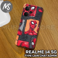 Rubber Softcase REALME 14 5G/MS13 SPIDERMAN motif/case REALME 14 5G/casing REALME 14 5G /silicone