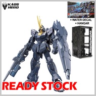 Xingdong HG 1/144 Banshee Norn unicorn mode + hangar + water decal