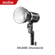 Godox ML60Bi ML60 Bi 60W Bi-ไฟ LED สีเงียบโหมดการปรับความสว่างรองรับ Li-Ion กลางแจ้ง LED Light