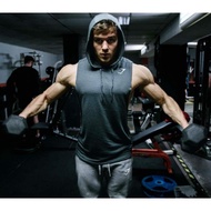 Gym tank Top with Hat, GYm Hooded tank Top in Impressive Fashion Style