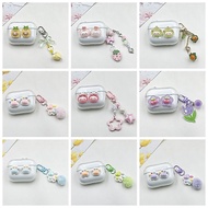 cartoon cute keychain case For Baseus WM01 WM02 BD1 E19 E20 Case Silicone headphone Cover For Baseus