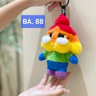 Boneka gantungan cry baby rainbow viral gantungan tas kunci baby cry warna warni