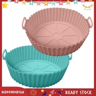 [Redpowderyan.] Air Fryer Silicone Pot Air Fryer Silicone Liners Round Air Fryer Basket Accessories,