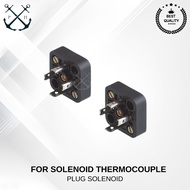 PLUG MALE Din43650 FOR SOLENOID THERMOCOUPLE