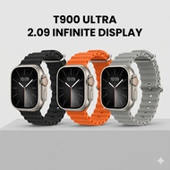 Smart Watch T900 Ultra 2.09 Infinite Display Suitable for Fitness Record Trackers