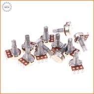[LS] A500K B500K A250K B250K A50K B50K A25K B25K Potentiometer Splined Small Pot Electric Guitar Bas