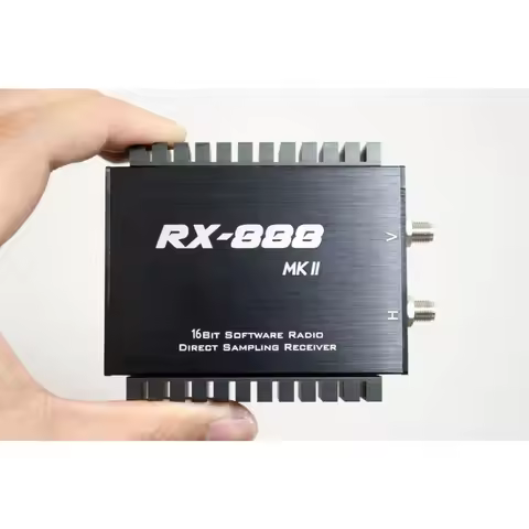 Latest RX888 Plus RX-888 MKII SDR Radio Receiver SDR Ham Radio Receiver LTC2208 16Bit ADC Direct Sam