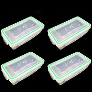 Battery Storage Case Plastic Waterproof Battery Holder 18650 Battery Case 16340 Case(4 Pack)