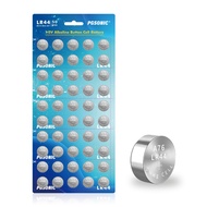 50 Pack LR44 Batteries, 1.5 Volt Alkaline Button Cell Batteries with Long Lasting Power
