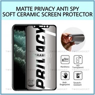 Realme 11 11X 12X 12/Plus 13 14 14X 14T C71 C75 C75X Anti Spy Privacy Matte Ceramic Screen Protector
