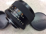 [ 保固一年][高雄明豐] 95新 CONTAX Carl Zeiss 蔡司Planar T* 50mm F1.4便宜賣