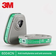 3M 6004CN gas filter cartridge Ammonia and methylamine gas filter cartridge with 6200 gas mask prote