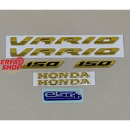 Honda Vario New 160 Vario Led New 160 150 125 Vario 160 ABS 3D Gold Logo Emblem