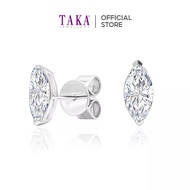 TAKA Jewellery Lab Grown Marquise Cut Diamond Earrings 10K Gold