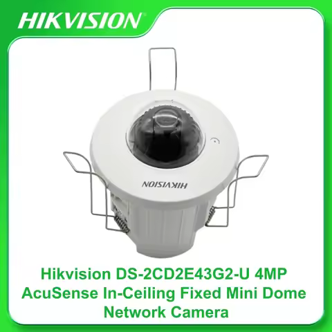 Hikvision DS-2CD2E43G2-U 4MP AcuSense In-Ceiling Fixed Mini Dome Network Camera H.265+ Built-in Micr