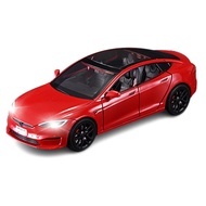 1/24 Model S Toy Cars Alloy Diecast Model Car, Pull Back Model S Model Car with Light, Diecast Model