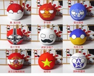 Polandball Plush Toys Anime Countryball Short Plush Doll Poland Netherlands UN Roma Canada Mini Pil