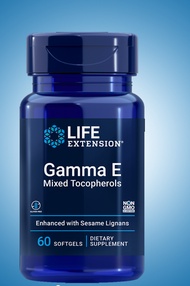 Life Extension Gamma E Mixed Tocopherols / 60 Softgels (Vitamin E)