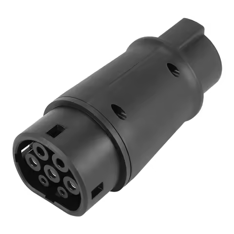 EVSE EV Adaptor 32A J1772 Type 1 to Type 2 Plug EV Adapter, Electric Cars Vehicle Charger Charging C