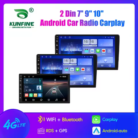 2 Din Car Radio Carplay Android Auto 7 9 10 Inch 4G 64G Universal Multimedia Player DSP AM RDS AHD G