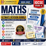 Cambridge IGCSE Math 0580 A Ultra Revision Bundle | Notes, Topical Exercises & Past Papers