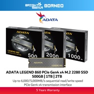 ADATA LEGEND 860 PCIe Gen4 x4 M.2 2280 SSD - 500GB | 1TB | 2TB
