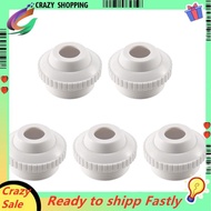 5Pcs/Set Swimming Pool Pool Nozzle Nozzle Spout Eyeball Fitting Spa Return Jet Fitting 1.5 Inch Wate