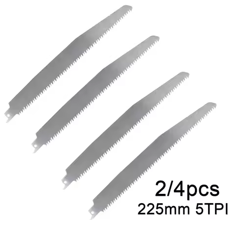 4/2pcs 9inch Reciprocating Saw Replacement Blade Stainless Steel 5TPI 225mm Saw Blade for Cutting Bo