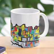 Bright Brisbane City Skyline Coffee Mug Ceramic Mug