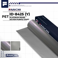 152CM FANCHI ID-8425 Y scotlet Sticker pearls silver blue purple PET 152CM per meter