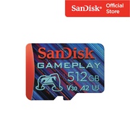 SanDisk GamePlay microSD card for Mobile Gaming 512GB microSDXC SQXAV V30 U3 C10 A2 UHS-I 190MB/s R 