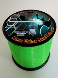 SENAR PANCING PASUNDAN WARNA HIJAU STABILO (ROL BESAR ) PANJANG 500-1000-1500 METER PASUNDAN FISHING