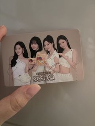 aespa 辛拉麵 代言 卡片
