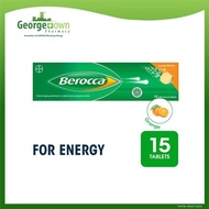 BEROCCA VITAMIN B+C ORANGE EFFERVESCENT TABLET 15’s