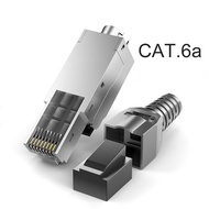 ZoeRax CAT8 /CAT7 /CAT6A Rj45ปลั๊กเครื่องมือฟรีป้องกัน RJ45ปลาย Cat8 Field การสิ้นสุด Plug - 40Gbps