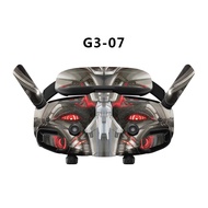 [Rijb] nhãn dán Kính mắt Drone cho kính DJI phụ kiện 3 tấm Đề-can chống nước FPV chống trầy xước da 