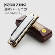 GDAM superior productsMusical Instrument Blues HarpSUZUKISuzuki Original Ten Holes10Kong Harmonica Blues Beginner Profes