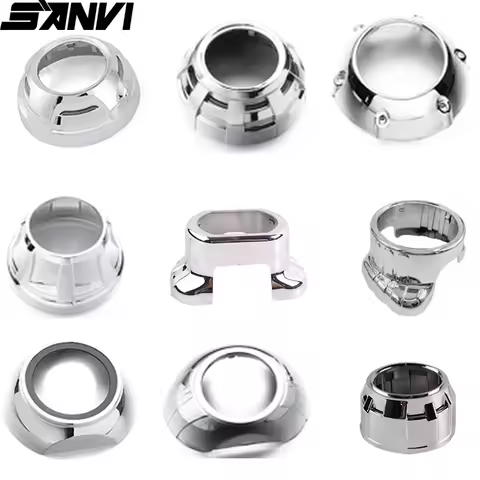 SANVI 2.5INCHES 3INCHES BI XENON/LED Projector lens mask shrouds Car light accessories